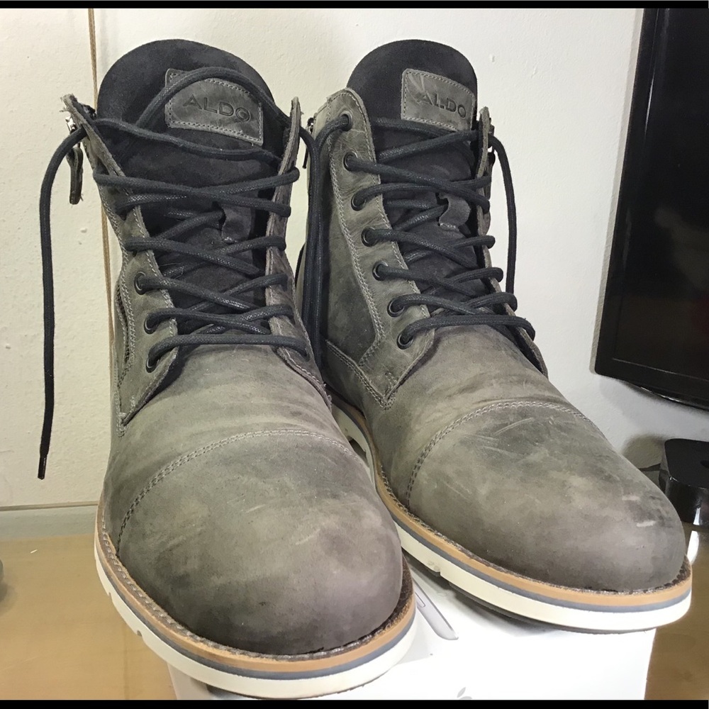 Aldo - Men's Casual Boot - Gray, Size 11. - Picture 14 of 14
